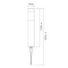 Factory New Design Stainless Steel Outdoor Garden Lights Bright Landscape Bollard Lamp Solar LED Light Sensor Lights Garden