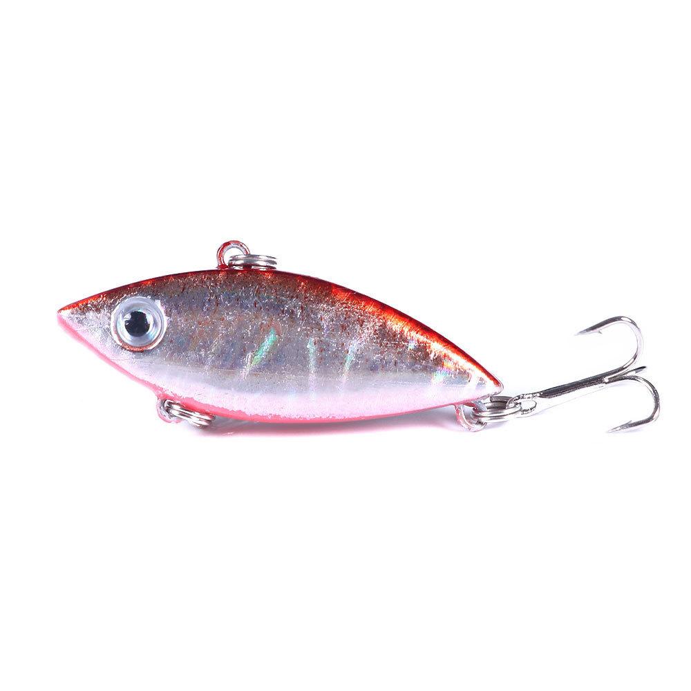 

Mini Freshwater VIBLure Bait - Sound Beads Equipped Bionic Micro Lure Hard Plastic Fake Bait for Fishing 4CM-2.7G-10