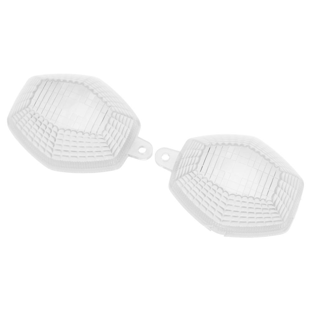 2PCS ABS Motorcycle Turn Signal Light Indicator Cover Signal Covers Indicator Lamp Cover Turn Light Lens