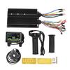 80A Electric Bike Brushless Motor Controller Kit with Color Display LCD Panel 20X Throttle Grip Assist Sensor