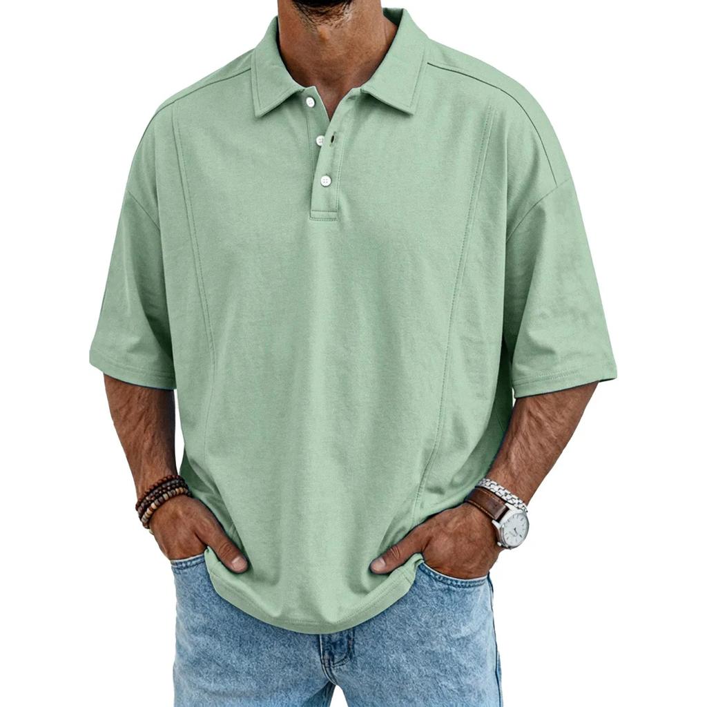 Men's Daily Casual Button Short-sleeved Shirt