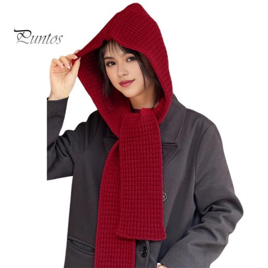 Entegre Atkılı Örgü Şapka Rüzgar Geçirmez Kalın Başlık Sarılı Tasarım Şapka Kulak Koruması Fotoğraf Şapkası Çift Taraflı Atkı Dış Mekan Şapkası