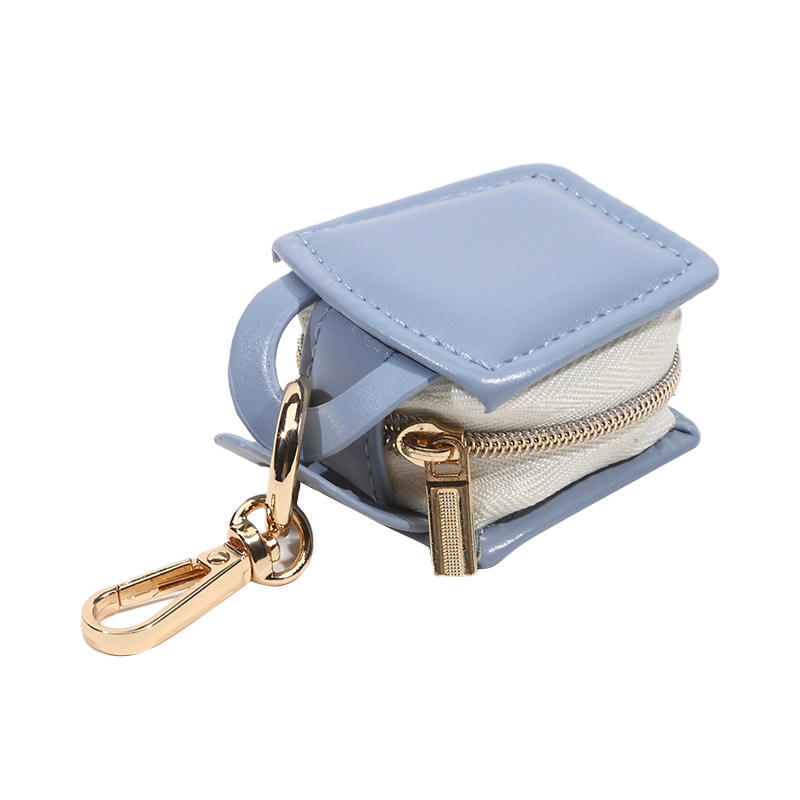Portable Mini PU Jewelry Box Minimalist Gifts Jewelry Storage Case Keychain Travel Bag Pendant Bag Accessories