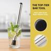Kladivo na drcený led z nerezové oceli Multifunkční tyčinky na nanuky Koktejl Swizzle Stick Ovoce Lemon Muddle Pestle Bar Nástroje
