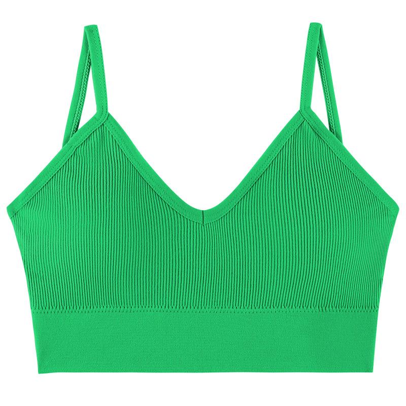 Seamless Deep V Large Size Base Sling Vest Female Sexy Beauty Back Anti-light Tube Top, Chest Wrap and Seamless Versatile Underwear