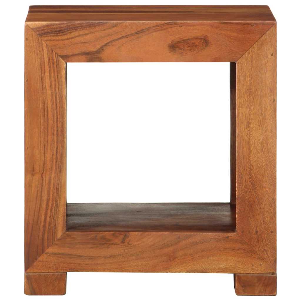 Side Table 37 X 29 X 40 Cm Solid Acacia Wood