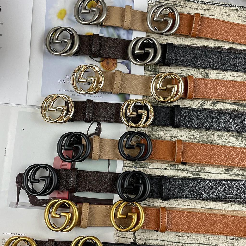 4,0 cm Herren-Premium-Ledergürtel mit runder Keks-Schnalle - Vielseitiges Modeaccessoire