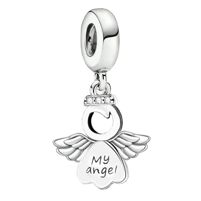 Copper Flower Suitcase Four Leaf Clover Turtle Charms Beads Fit For Original Pan Bracelets Diy Fine Jewelry Gift