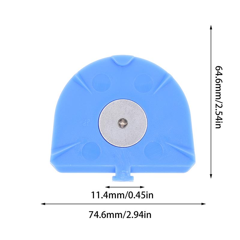 1Pcs Dental Round Plastic Base With Iron Sheet Plastic Plate For Dental Pin Planter Machine Parts Dental Laboratory Materials