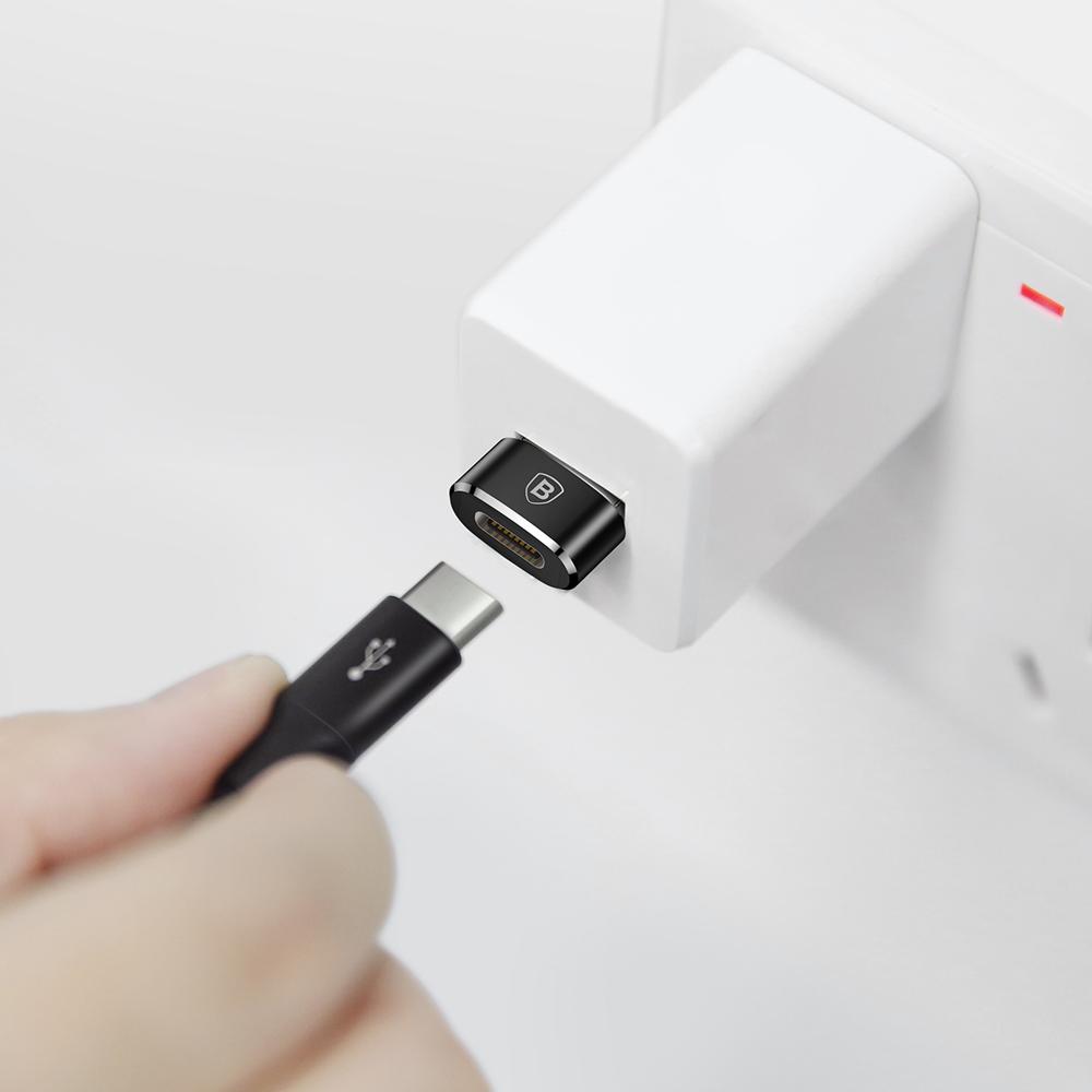 Adapter Otg Converter From Usb-C (Female) To Usb-A (Male) Black