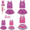 Barbie The Movie Purple Polyester Fiber Cosplay Dress For Kids Sizes)