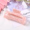 Yuanbao Cloud Pattern Hair Claw Clip – European & American Style Acetate Hair Accessory