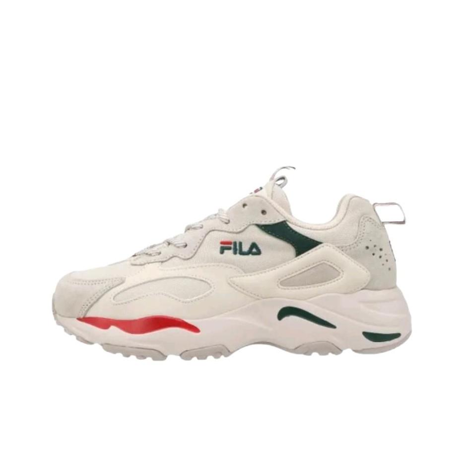 Fila Tracer Tekno Sports Fashion Retro Niskie Buty Taty Buty sportowe Unisex Szary Zielony Czerwony 1RM01153H-926