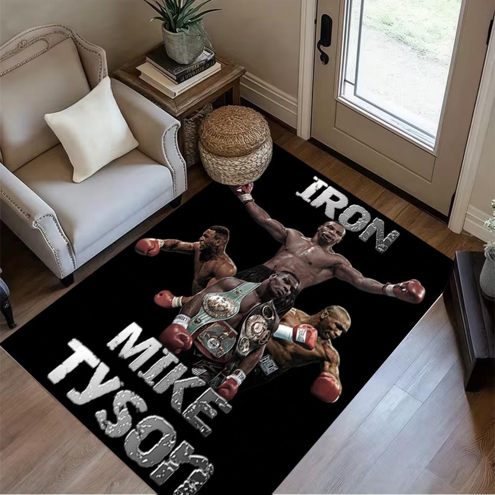 Tyson Iron Mike Tyson Legend Carpet Suitable For Bedrooms Decorate Room Living Rooms Foyer Antislip Carpet Anime Office Decor