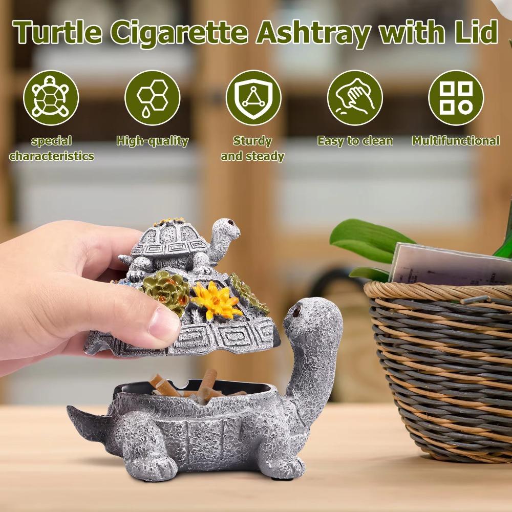 Heat Resistant Sea Turtle Ornament Washable Desktop Ash Container  Father's Day Gifts