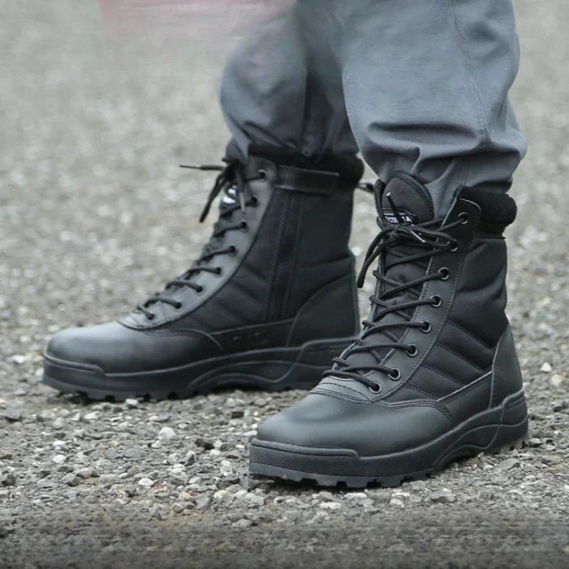 Fashion Unisex Men's Boots Ankle Boots for Women Men's Safety Shoes Lightweight Outdoor Botas Hiking Breathable Shoes Waterproof Shoes