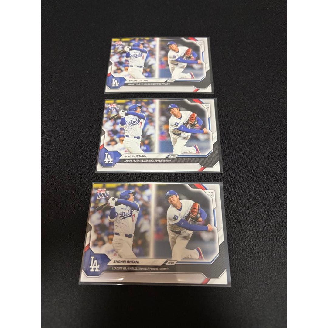 Использованный MVP Сёхэй Отани LAD MLB topps now 3 штуки [Товар, выпущенный ограниченным тиражом на 24 часа]