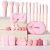 Professional Makeup Tool Set: 30/45 Pieces - Brushes, Sponges & Cleaning Tools