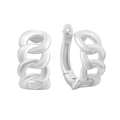 Boucles d'oreilles en argent sans pierres (2143338)