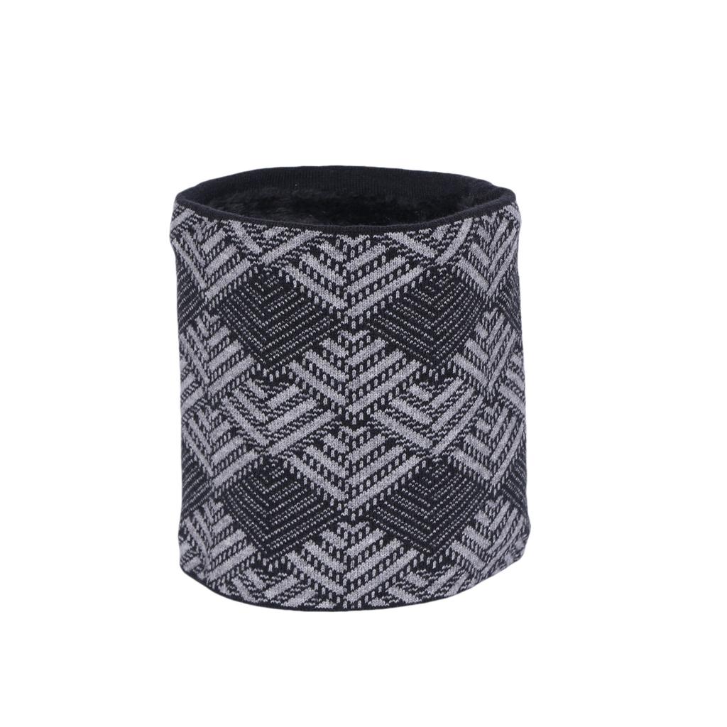 Winter Men Velvet Thickened Scarf Luxury  Cashmere Warm Outdoor Windproof Plaid Neck Cover Couple Knitted Neckerchief