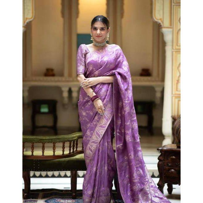 Latest New Collation Disigner Saree for Women, ,Blouse (Need To Be Stitched As Per Size And Fit)
