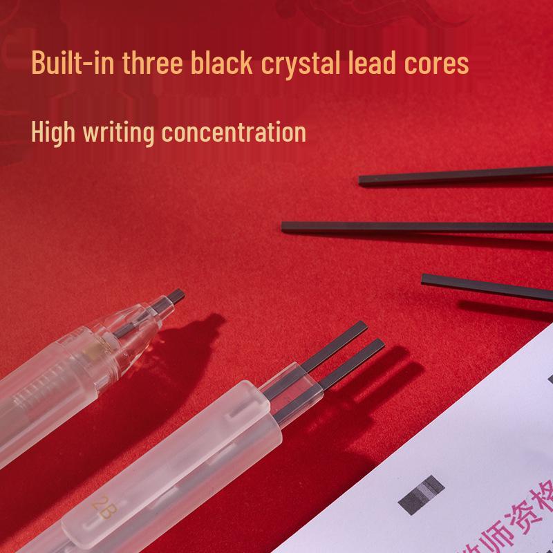 Deli Exam Stationery Set: 2B Pencils, Eraser, Ruler, Lead Core