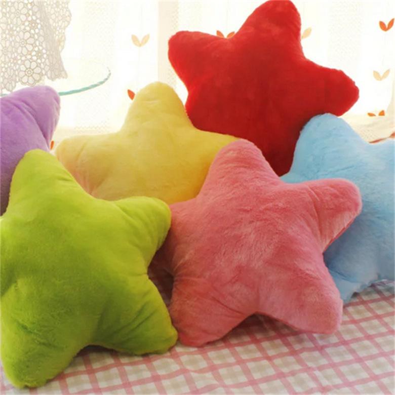 Direct Sales Cute Love Five-Pointed Star Home Sofa Plush Throw Pillow Cushion Wedding Gift Wedding Gift