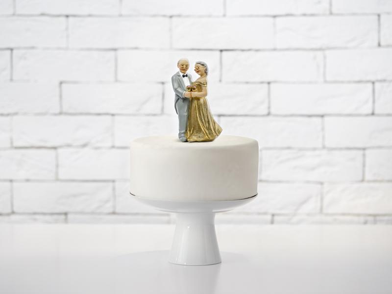 Cake Topper 50th Wedding Anniversary, 12 , 1 Piece