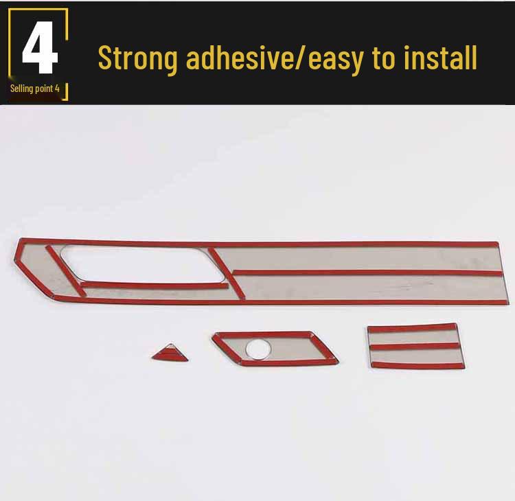 19 Q3 Glove Box Decorative Trim: Protective Interior Modification Strip
