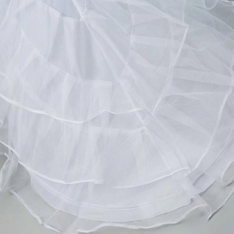 Women Crinoline Petticoat with Hoops Full Slip Underskirt Cosplay Costume