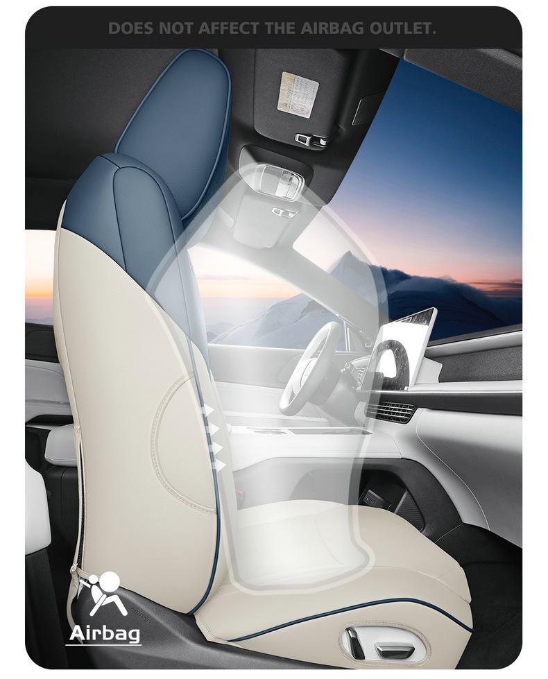 XPENG G6 2023 Leather Car Seat Covers: All-Season, Full Coverage for Electric Models