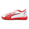 Puma Ultra Play TT Rubber Studs Soccer Shoes Kids Soccer Shoes White Red Black 107533-01