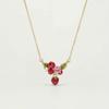 Mulberry Fruit Necklace Lemons Collarbone Chain Fashion Fruits Choker  Vacation