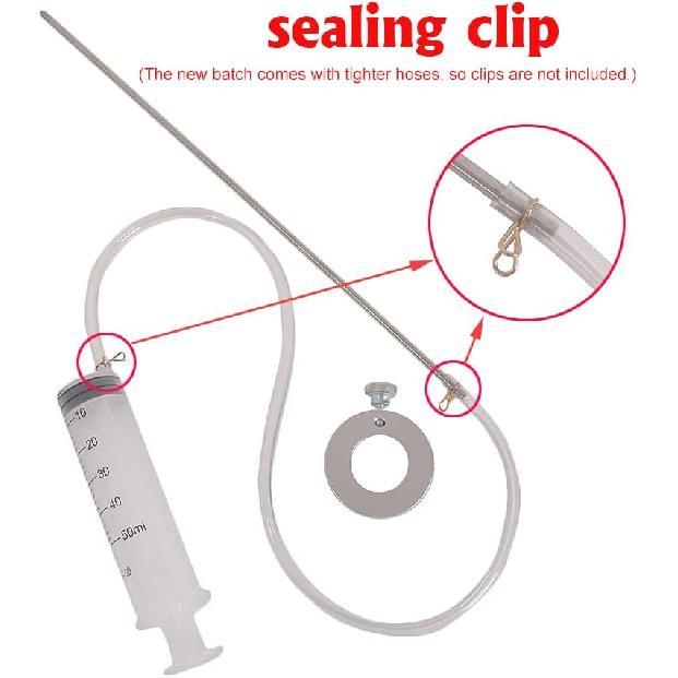 Motorcycle Fork Oil Level Tool, Fork Oil Level Gauge Fork Oil Tool Kit Fork Oil Tool Gauge Suspension Level Tuning Syringe Shock Adjuster With