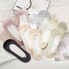3Pairs Thin Summer Socks Anti Slip Ice Silk Boat Socks Simple Invisible Boat Socks  Summer