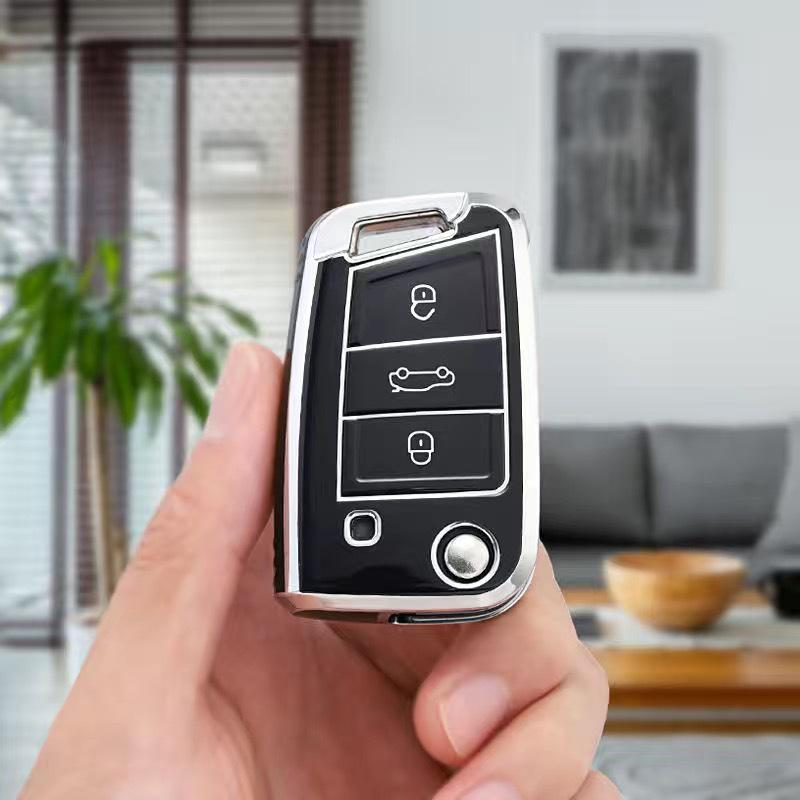

Volkswagen Car Key Case for Lavida, Lamando, Polo, Sagitar, Golf, Bora, Tiguan L, Beetle X