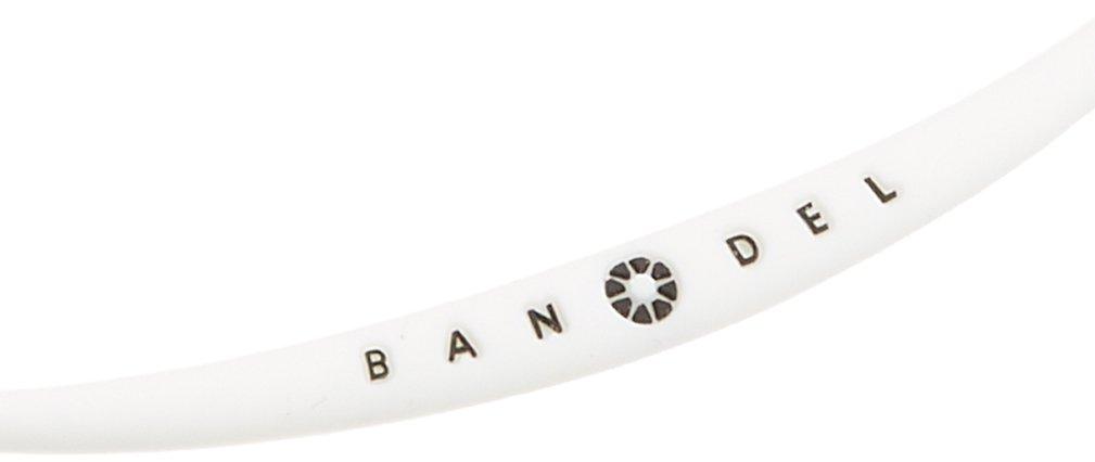 BANDEL Standard Necklace, White, String Length: 40cm, String Thickness: 1.8mm, Head Diameter: 20mm, Head Thickness: 4.8mm