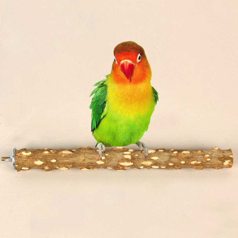 

Parrot Pepper Log Station Pole Grinding Claw Stick Branch Station Stick Parrot Station Rack Log Bird Toy Supplies Parrot Station Stick 10Cm single head screw