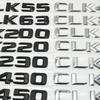 3D Number Letters Badge Emblem Rear Trunk Logo For Mercedes-Benz CLK55 CLK63 CLK200 CLK220 CLK280 CLK320 CLK350 CLK430 CLK500 NZ7