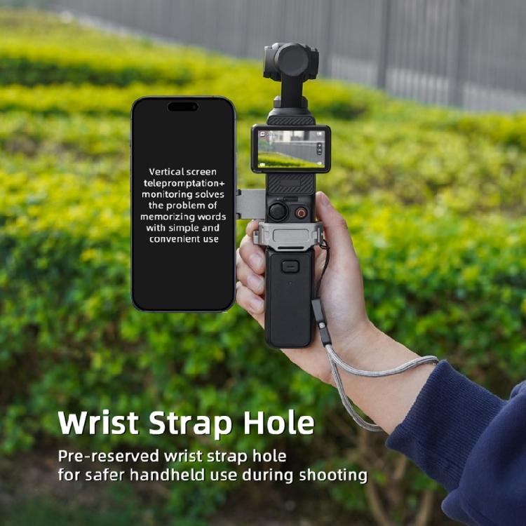 Quick Fixation Magnetic Mount for Pocket 3 Accessories with Adjustable Holder for Desktop Use