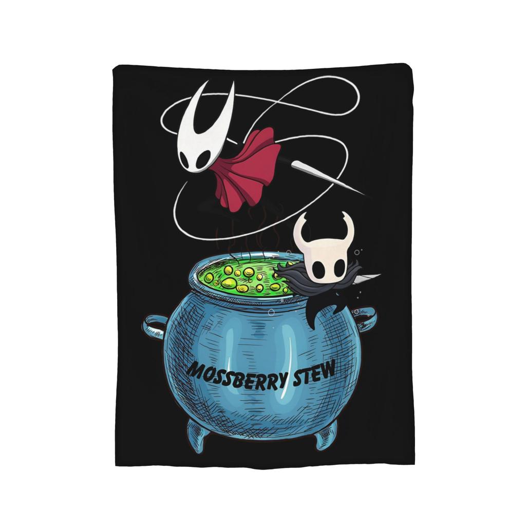 Hollow Knights Silksongs Hornet Blanket Fleece Print Multi-function Lightweight Thin Throw Blankets for Home Car Bedspread