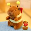 Cute Bee Capybara Plush Keychain With Vibrating Wings For Kids And Collectors