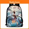 Backpack Nezha Durable Oxford Bookbag For School Use Large Capacity Bag Gift