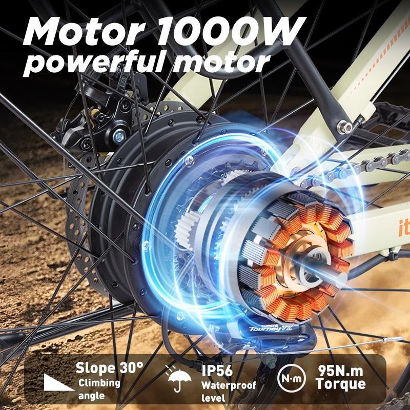 ItStands X27 electric bike, 1500W adult electric motorbike, 48V 17.5Ah mountain bike, 27.5-inch e- bike