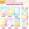 Watercolor Stationary Paper and Envelopes Set, 24 PCS Colorful Writing Stationery Paper with 12 PCS Envelopes,Pretty Watercolor Styles Stationery