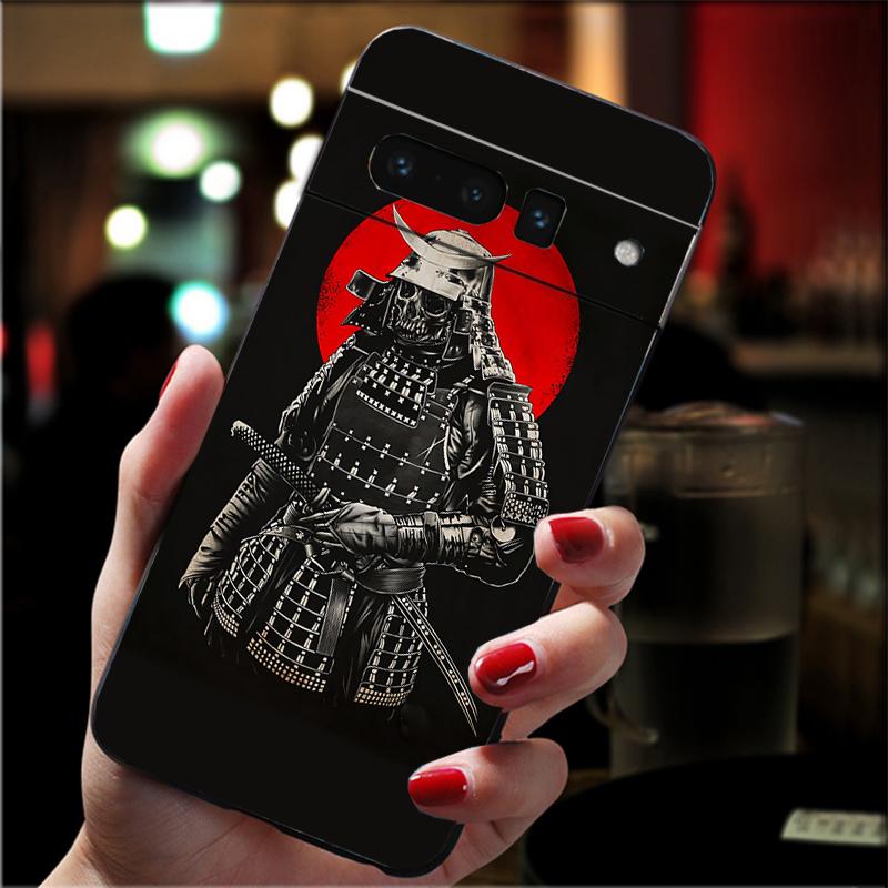 Phone Case For Google Pixel 10 9 Pro XL 9A 8 7 6 Pro Pixel 8A 7A 6A Pixel 8 7 6 5 Japanese samurai