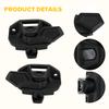 1Pair Black/Silver Quick Release Latch Fasteners Kit 715001707 715008044 715008045 for Can-Am Outlander 650 1000 15-19 Ski-Doo