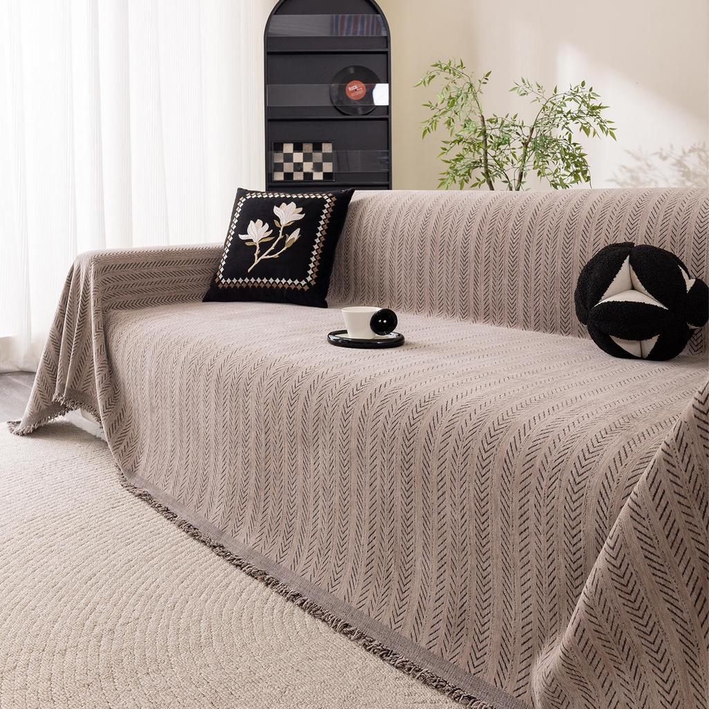 Modern Solid Color Sofa Cover: Universal, All-Season, Anti-Scratch Slipcover and Blanket