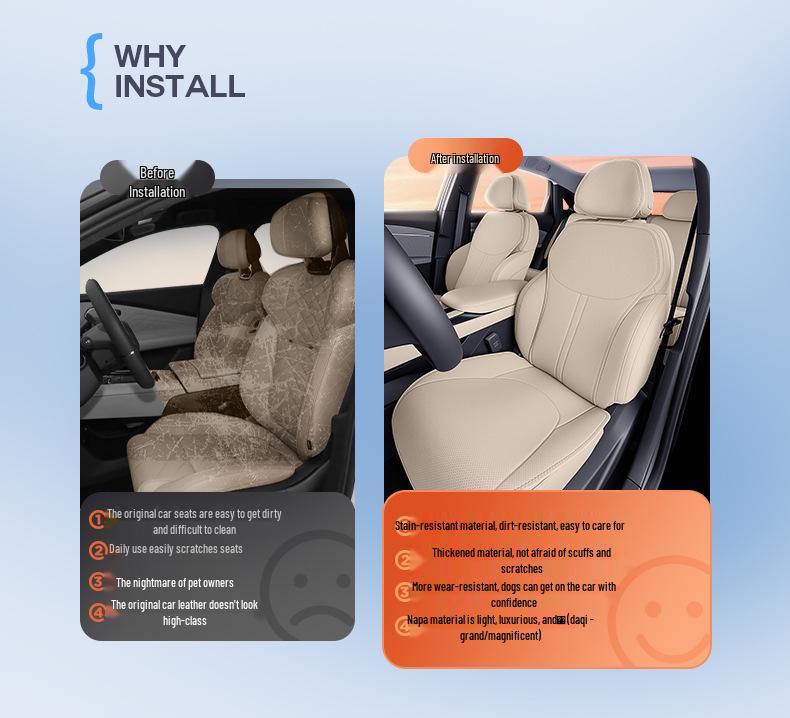 All-Season Breathable Seat Cushion for Shangjie H5 2025: Interior Car Accessory