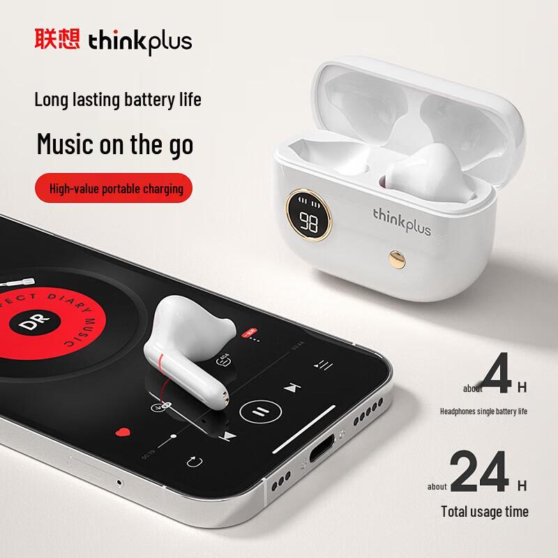 Lenovo Thinkplus XT86 True Wireless Semi In-Ear Earbuds